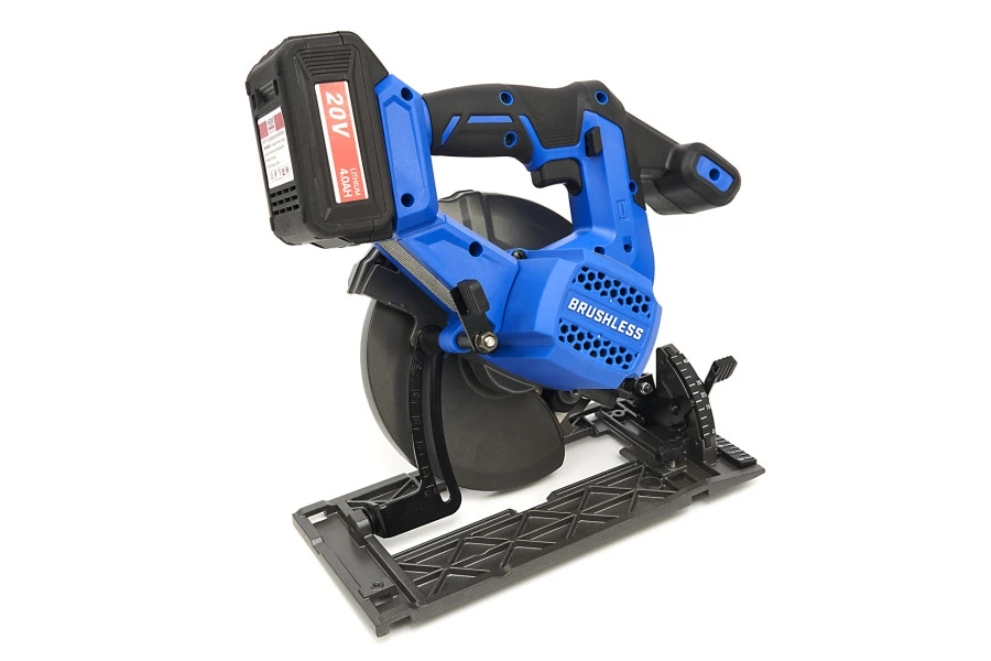 HBM Koolborstelloze Accu Cirkelzaag 165 Mm 20 Volt 4,0 Ah Power20.4 4 HBM Koolborstelloze Accu Cirkelzaag 165 Mm 20 Volt 4,0 Ah Power20.4 - Afbeelding 4