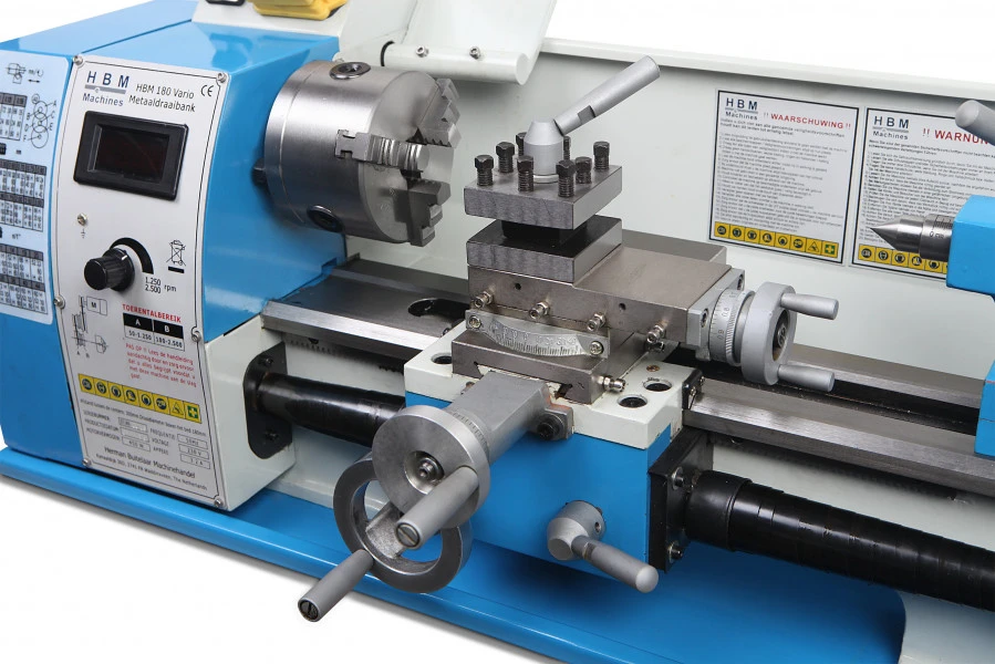 HBM 180 Vario Metaaldraaibank 2 HBM 180 Vario Metaaldraaibank - Afbeelding 2