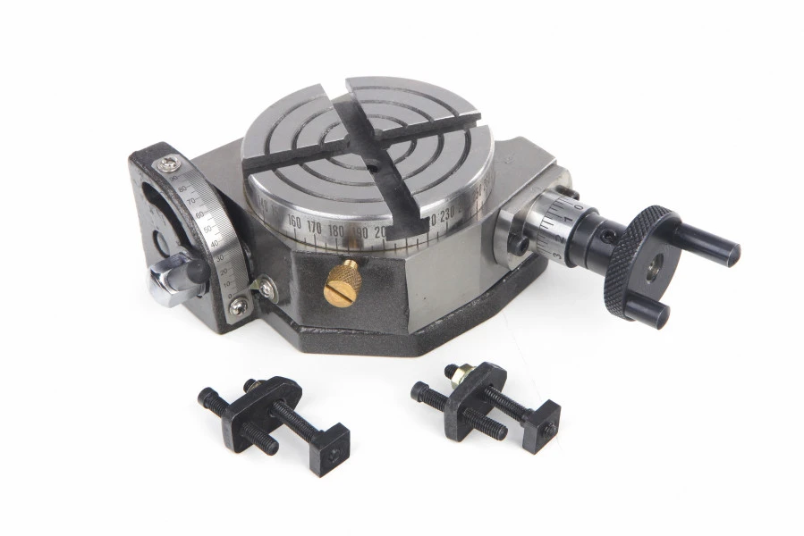 HBM 100 Mm Kantelbare Verdeeltafel Met Opspanset Model 1 1 HBM 100 Mm Kantelbare Verdeeltafel Met Opspanset Model 1