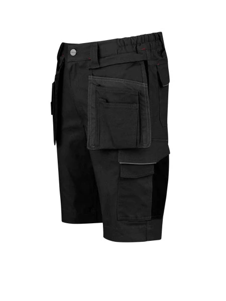 Storvik Thijs Korte Stretch Werkbroek Zwart 3 Storvik Thijs Korte Stretch Werkbroek Zwart - Afbeelding 3