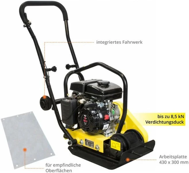 Güde Benzine Trilplaat GRP 50 5 Güde Benzine Trilplaat GRP 50 - Afbeelding 5