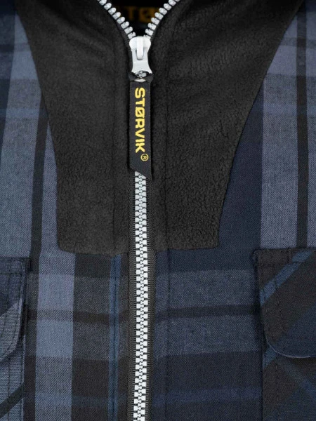 Storvik Vancouver Thermo Blouse Katoen Antraciet 8 Storvik Vancouver Thermo Blouse Katoen Antraciet - Afbeelding 8